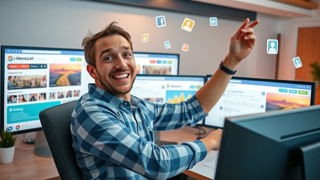 Social media marketer launching Mandurah digital marketing campaign
